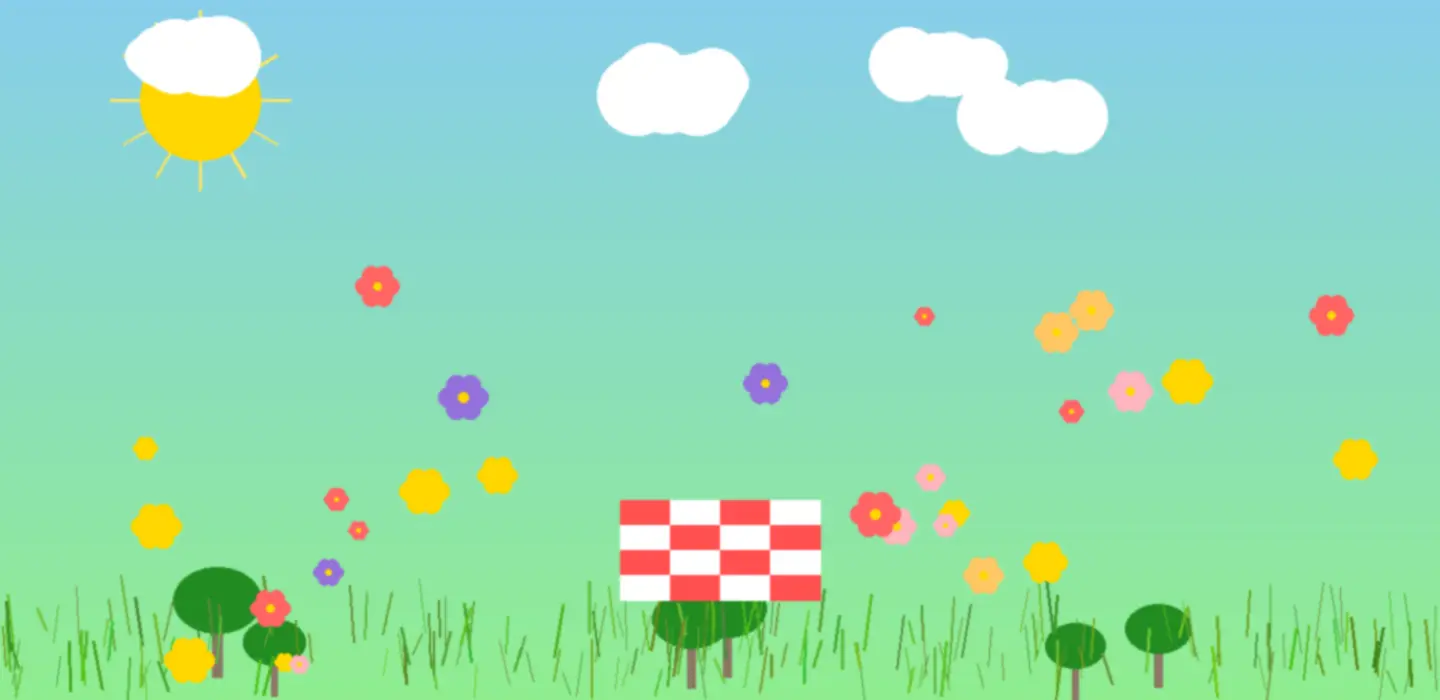 阳光草地上的欢乐时光 - 17c入口